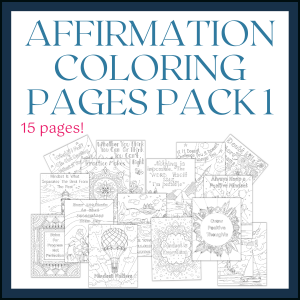 affirmations pages bundle 1 product photo