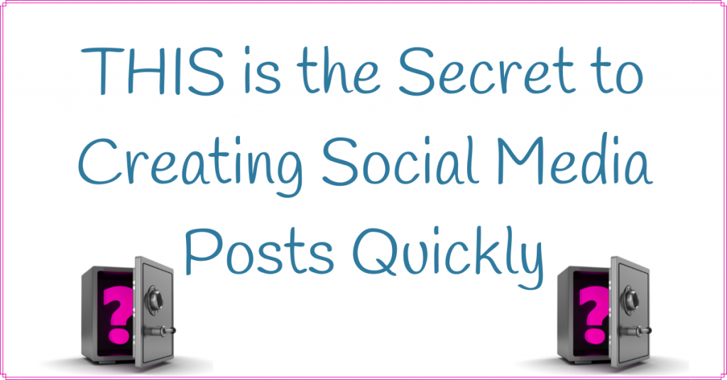 creating social media posts quickly post image