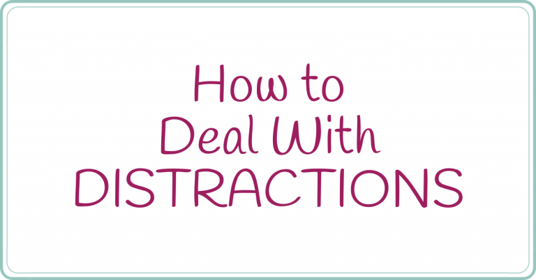 how to deal with distractions
