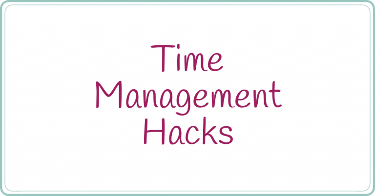 time management hacks