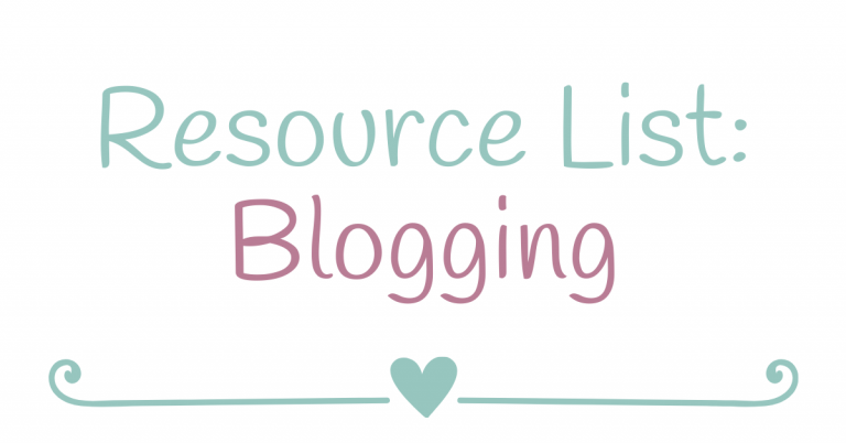 resource list for bloggers