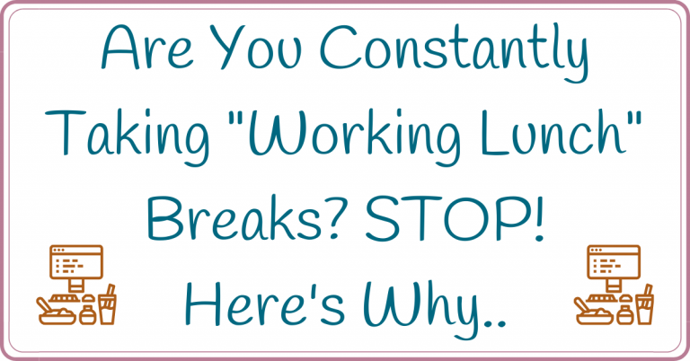 Working lunch breaks post image