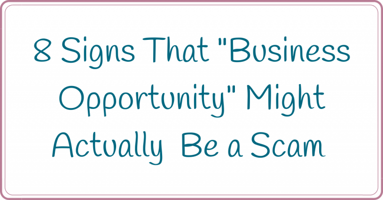business opportunity or scam